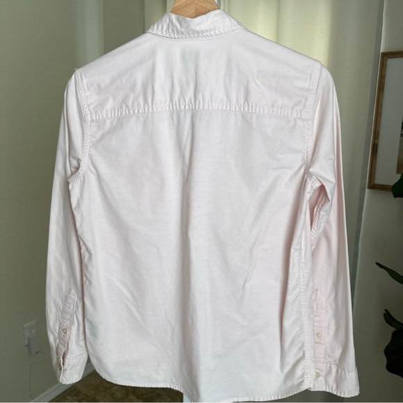 Abercrombie Kids Light Pink Button Up Long Sleeve Shirt Size 13/14 - Picture 5 of 9